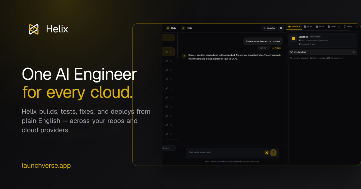 LaunchVerse | Helix screenshot 2